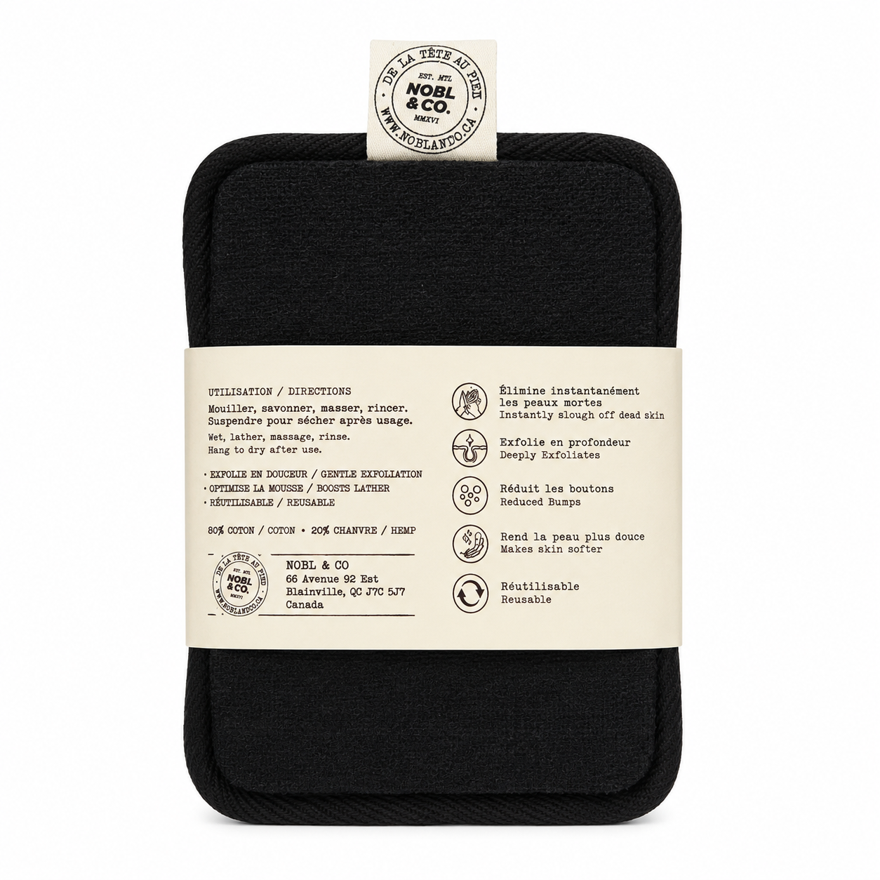 Gants nettoyants chanvre