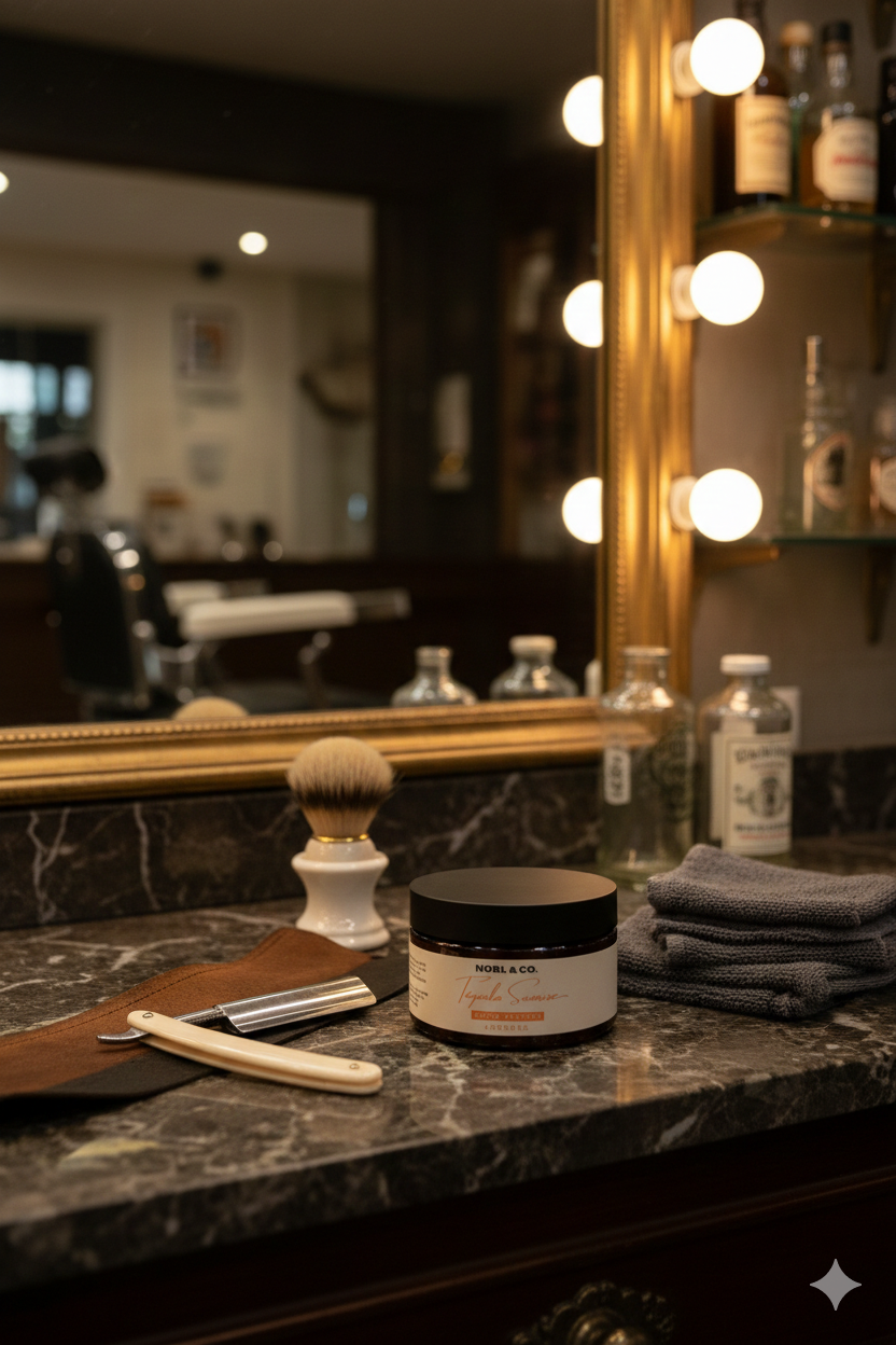 Savon fouetté à barbe - Tequila Sunrise