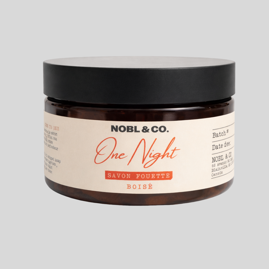 Savon fouetté à barbe - One Night