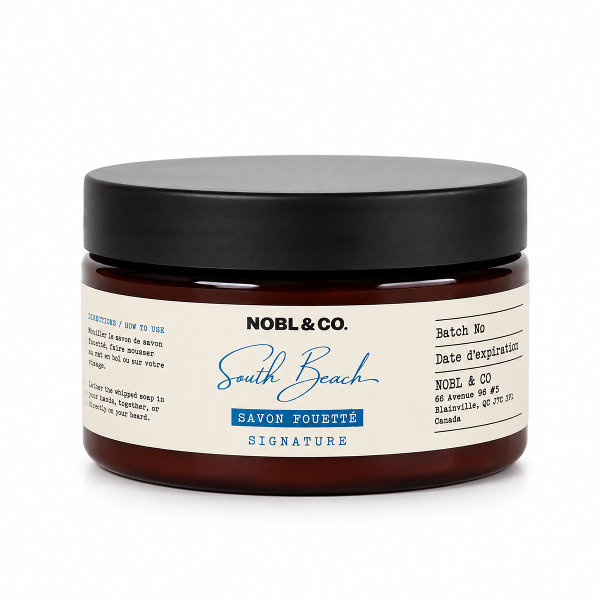 Savon fouetté à barbe - South Beach