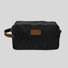 Trousse de toilette en toile Noir